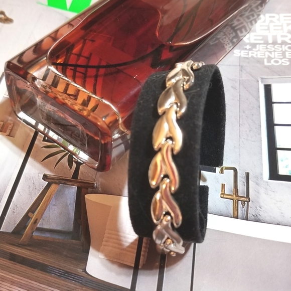 Vintage STERLING SILVER Unique Link Bracelet - Picture 8 of 8